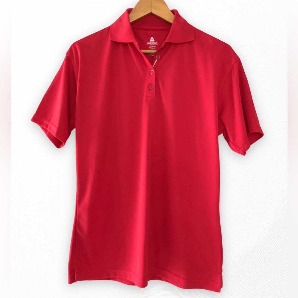 AMERICA PROJECT LADIES POLO SIZE LARGE